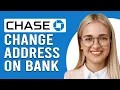 How To Change Address On Chase Bank How To Update Address On Chase Bank
