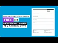 Where to Get Free Fax Cover Sheet Templates