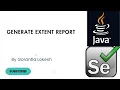 Selenium Java Tutorial 37 Generate Extent Report in TestNG Selenium Java