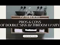 Pros and Cons of Double Sink Bathroom Vanities Double Vanity Bathroom