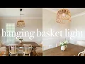 Hanging Basket Light - Ikea Hack Turn Any Basket Into a Light