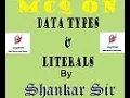 MCQ on data types in Java