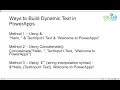 How to Display Dynamic Text in PowerApps using String Interpolation Ep 01 - PowerApps Essentials