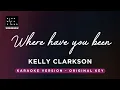 Download Lagu Where have you been? - Kelly Clarkson (Original Key Karaoke) - Piano Instrumental Cover with Lyrics