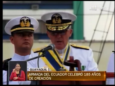 Armada del Ecuador celebró 185 años de creación