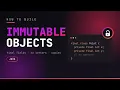Immutable Objects in Java - The Right Way