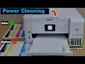 Epson ET 2760 Power Cleaning Bk or Y M C Ink Clear Clogged Ink from Print Head QUICKLY