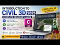 Class - 1 Civil 3D 2025 Complete Beginner Tutorial Introduction KML to Excel Survey Points