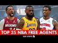 Top 25 NBA Free Agents In 2026