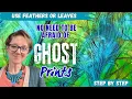 Gelli Plate GHOST print tutorial STEP BY STEP See how EASY it is to make with LEAVES or FEATHERS