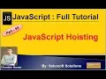 JavaScript Hoisting JavaScript Full Tutorial in Hindi