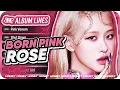 Download Lagu ROSÉ – 'BORN PINK' Album Line Distribution (BLACKPINK)