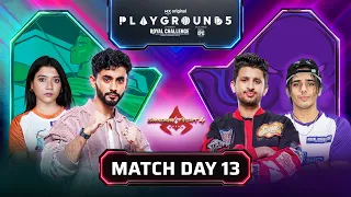 Playground 5 | Match Day 13 | Shadow Fight 4 | Elvish, Aarush, Tejasswi @MXbyPrimeVideo