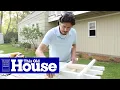 How to Build a Garage Pergola This Old House