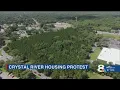 crystal river housing protest