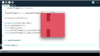 Flappy Bird Tutorial using Processing Part 7