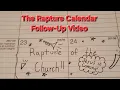 Download Lagu Rapture Calendar Follow-Up Video 