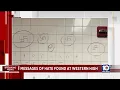 Hate messages found written on Broward high school bathroom walls
