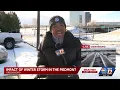 WXII 12 s Bethany Cates is live in Greensboro giving us a closer look at storm impacts in Guilfor