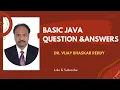 PART-2 BASIC JAVA INTERVIEW QUESTION ANSWERS