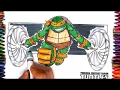 Coloring Teenage Mutant Ninja Turtles Coloring Page