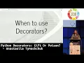 PyCon DE 2018 Python Decorators Gift Or Poison - Anastasiia Tymoshchuk