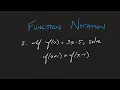 16 Function Notation 2