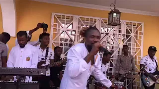 samini performs live band stonebwoys daughter outdooring