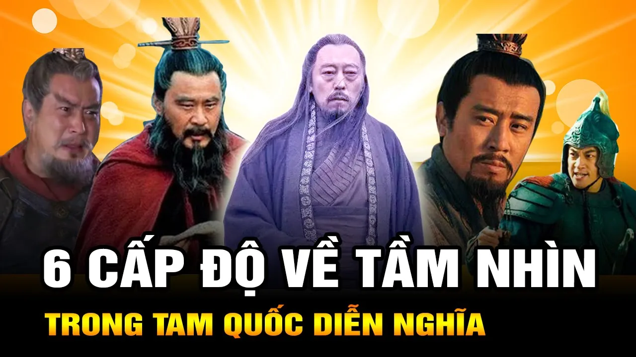 Outline Video 6 Cấp Độ về Tầm Nhìn của các Nhân vật Nổi tiếng trong Tam Quốc Diễn Nghĩa