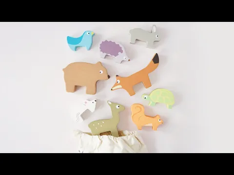 Woodland Stacking Forest Animals & Bag