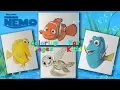 Finding NEMO cartoon characters and Draw with NEMO