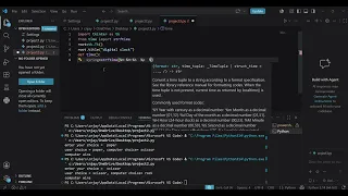 Digital clock Project3 Python projects with siri