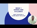 ENC 1101 - Week 1
