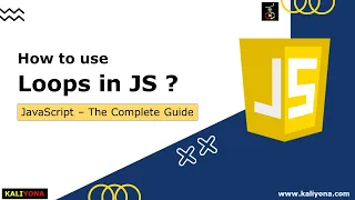 JS Loops For while For Each JavaScript Tutorial Kaliyona In Kannada