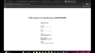 9 2D User Interface and Embedded SQL