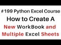 Python excel Course How to Create Multiple Excel Sheets