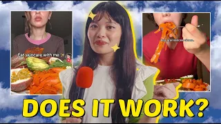 so, can you eat your skincare?