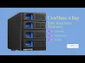 CenMate 4 Bay Hard Drive DAS non-RAID or NAS with USB 3 2 10Gbps Enclosure Unboxing and Review