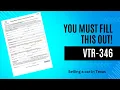 Texas form you MUST send in when you sell your car Notification of Vehicle Transfer