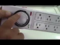 BN-LINK 8-Outlet Surge Protector With Mechanical Timer Review