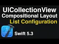 Speedcoding - UICollectionView CompositionalLayout ListConfiguration