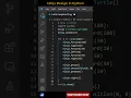 Draw a Ninja Design using python turtle