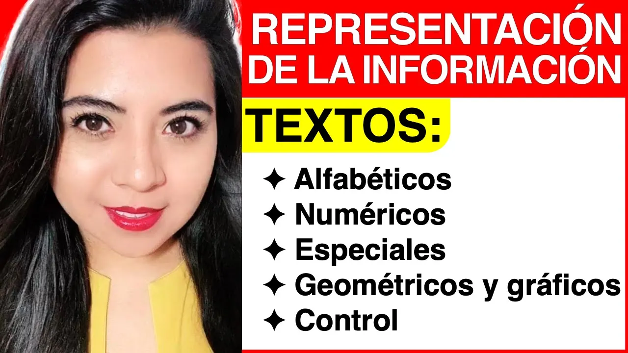 REPRESENTACIÓN DE LA INFORMACIÓN en COMPUTADORAS - #1 (TEXTOS)