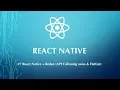 React Native Tutorial - Redux API Call axios FlatList Tamil Tek Hub