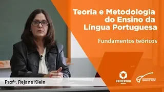 [PED] Fundamentos teóricos do ensino da Língua Portuguesa
