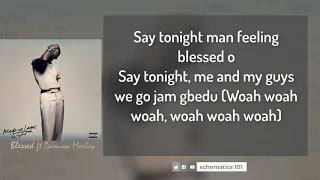 blessed wizkid ft damian marley lyrics