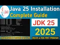How to Install Java JDK 25 on Windows