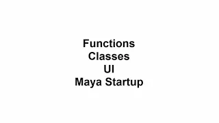 Rigging Dojo Maya Python 101 Course