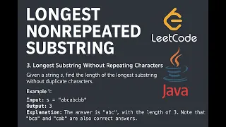 LeetCode - Longest Substring Without Repeating Characters Medium