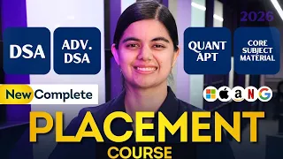 Top 1% DSA Preparation - Complete Placement Prep :DSA+ Aptitude + Core Material | New Alpha Plus 8.0